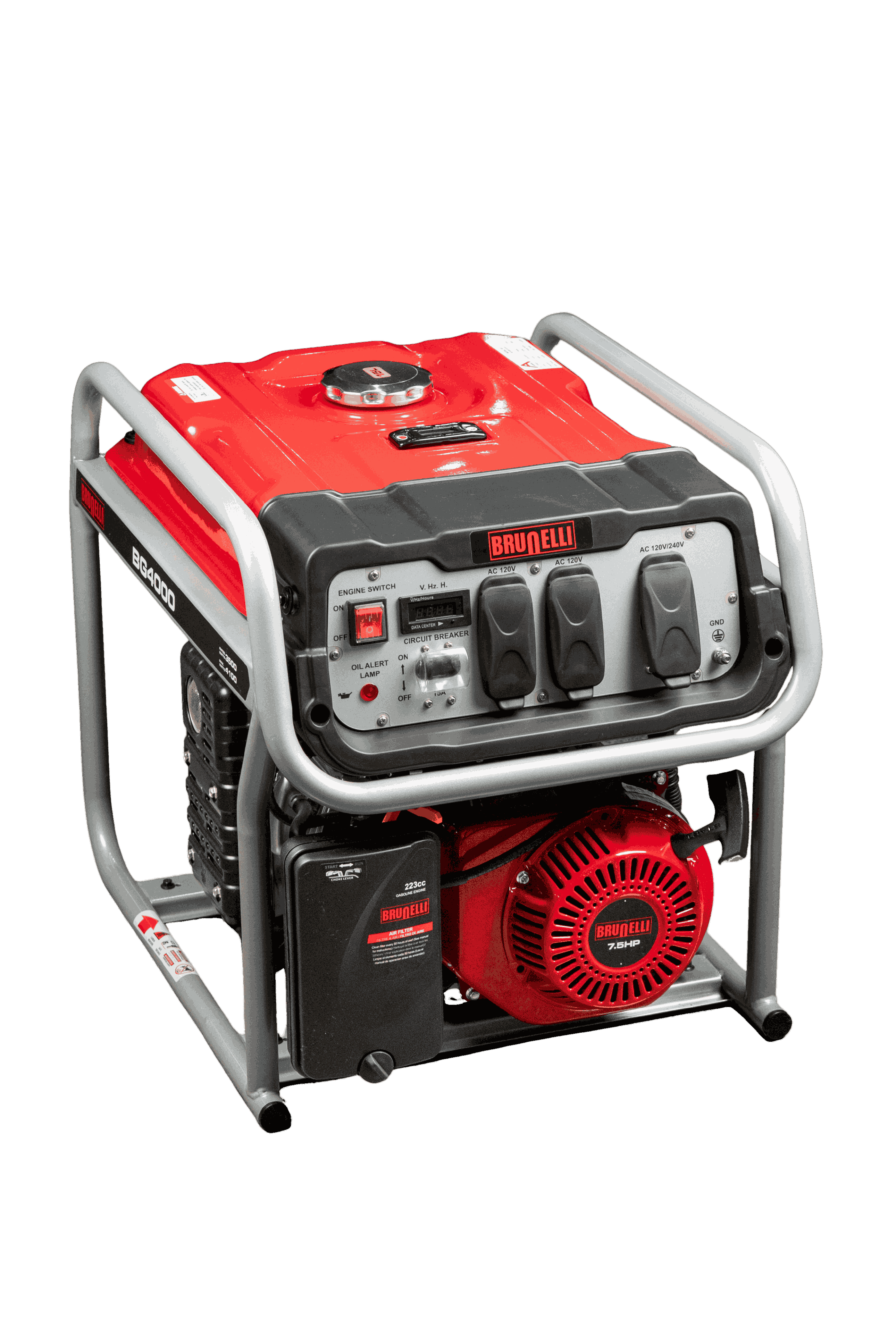 GENERADOR A GASOLINA BRUNELLI BG4000 - imagen adicional 1